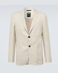 Ermenegildo Zegna Blazer aus einem Wollgemisch Beige