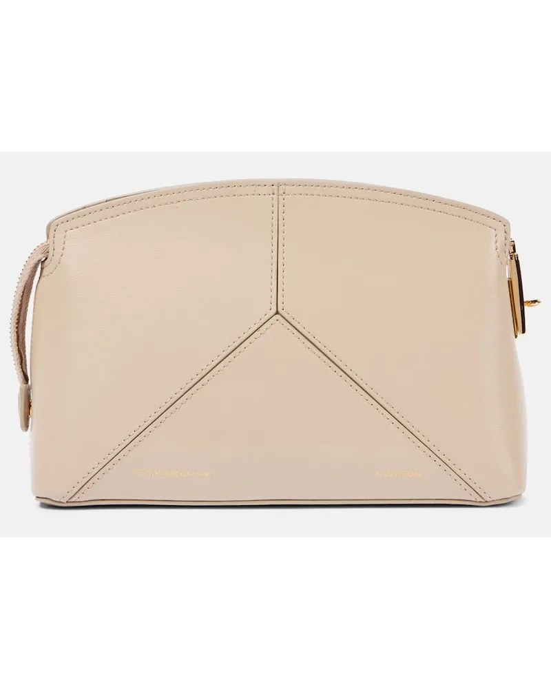 Victoria Beckham Schultertasche Victoria aus Leder Nude