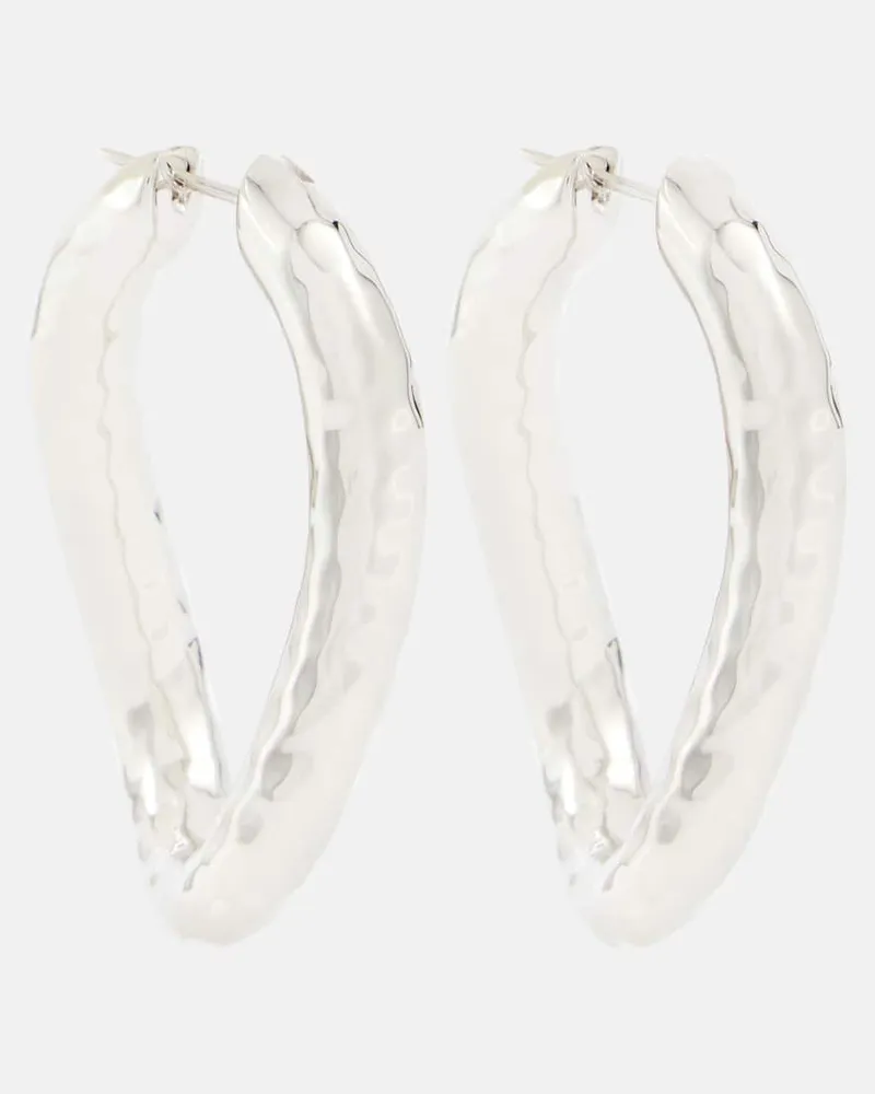 Jil Sander Ohrringe Large Silber
