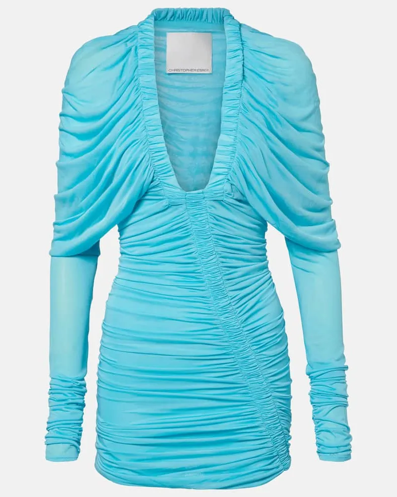 Christopher Esber Minikleid Orion Blau