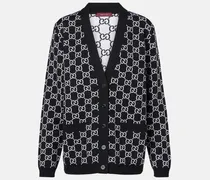 Cardigan GG aus einem Wollgemisch