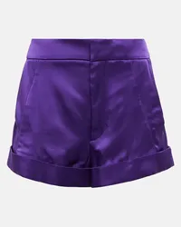 Tom Ford Shorts aus Satin Lila