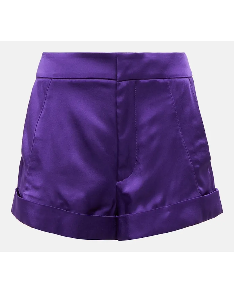 Tom Ford Shorts aus Satin Lila
