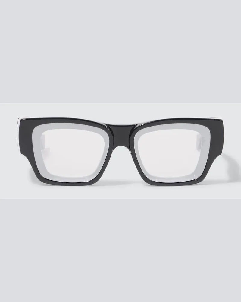 Loewe Eckige Brille Schwarz