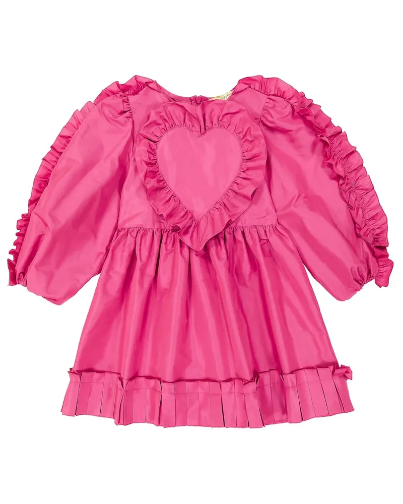 Stella McCartney Kids Kleid aus Taft Pink