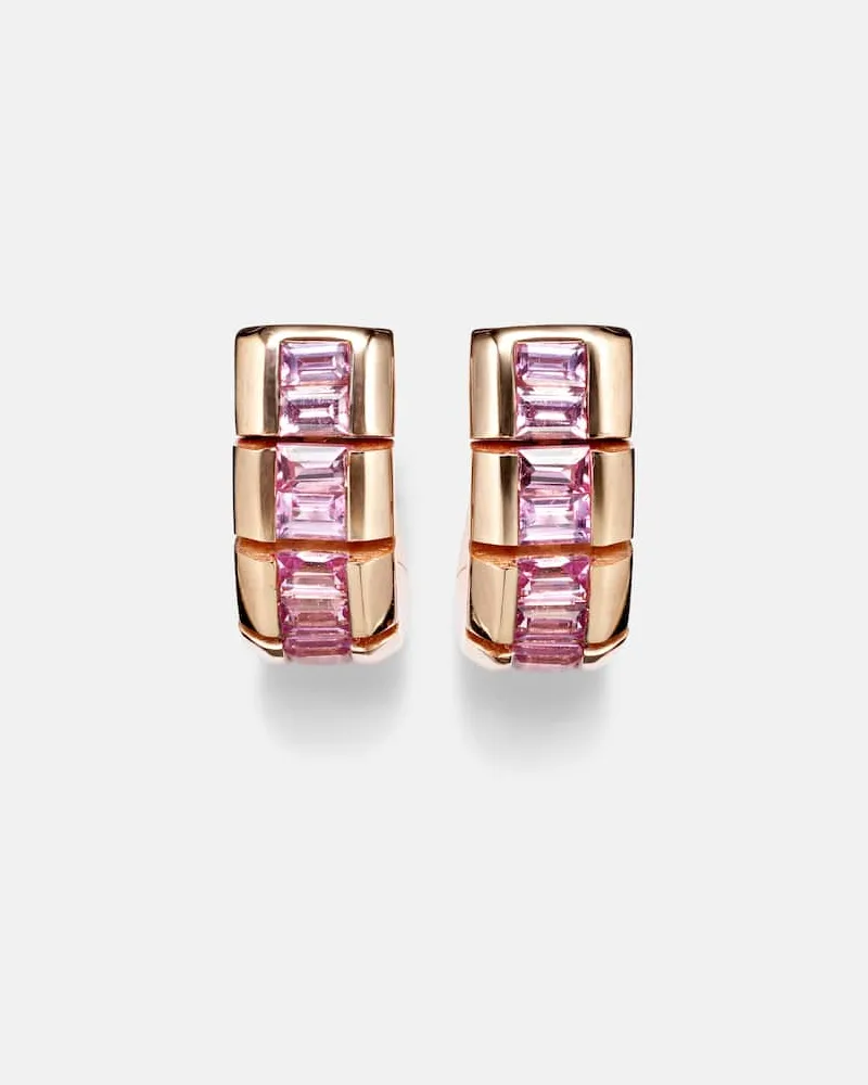 SHAY Ohrringe aus 18kt Roségold mit Saphiren Gold