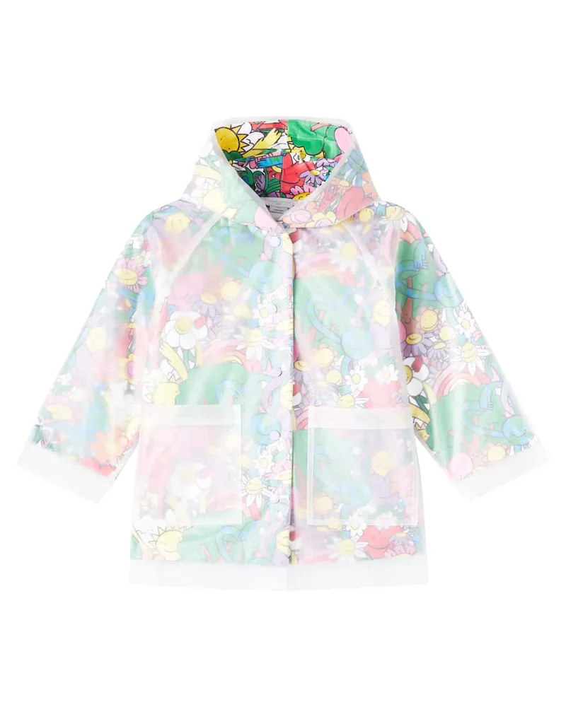 Stella McCartney Kids Bedruckte Regenjacke Multicolor
