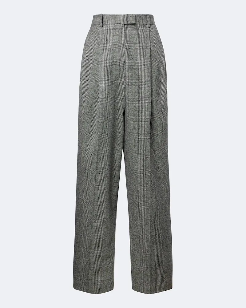 Givenchy Weite Hose aus Wolle Schwarz
