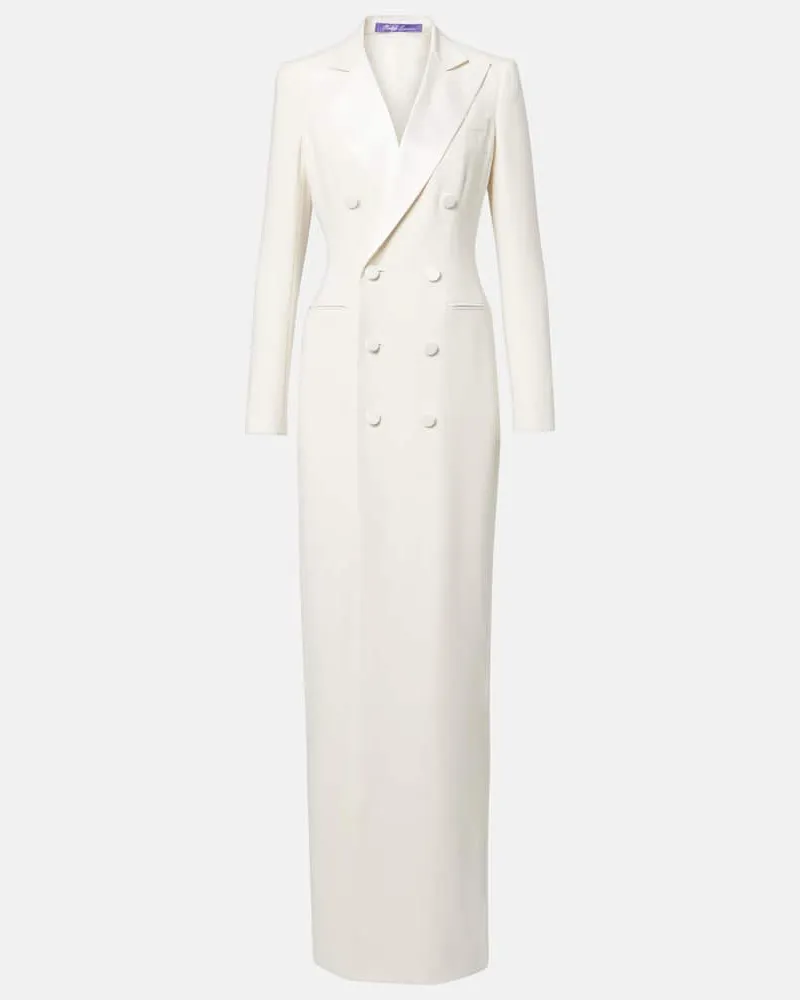 Ralph Lauren Robe Kristian aus Seiden-Cady Weiß