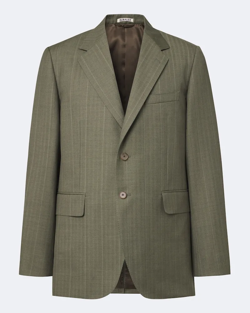 AURALEE Blazer aus Wolle Grün