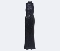 Robe mit Pailletten