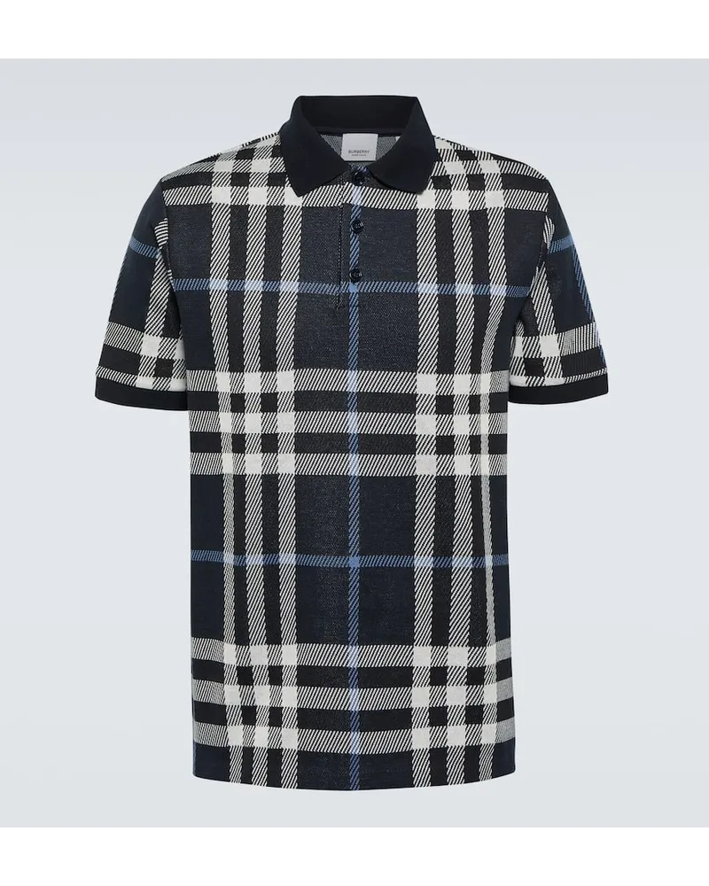 Burberry Polohemd aus Baumwolle Multicolor