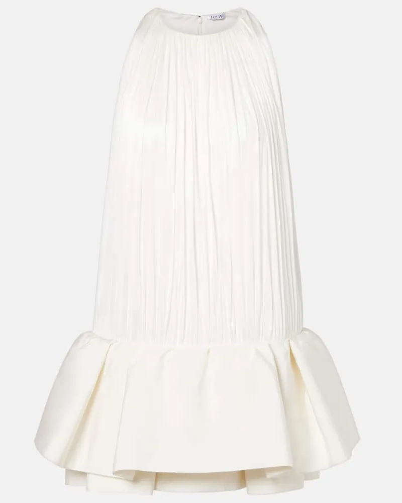Loewe Minikleid Flamenco Weiß