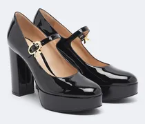 Plateau-Pumps Doris aus Lackleder