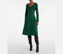 Off-Shoulder-Midikleid