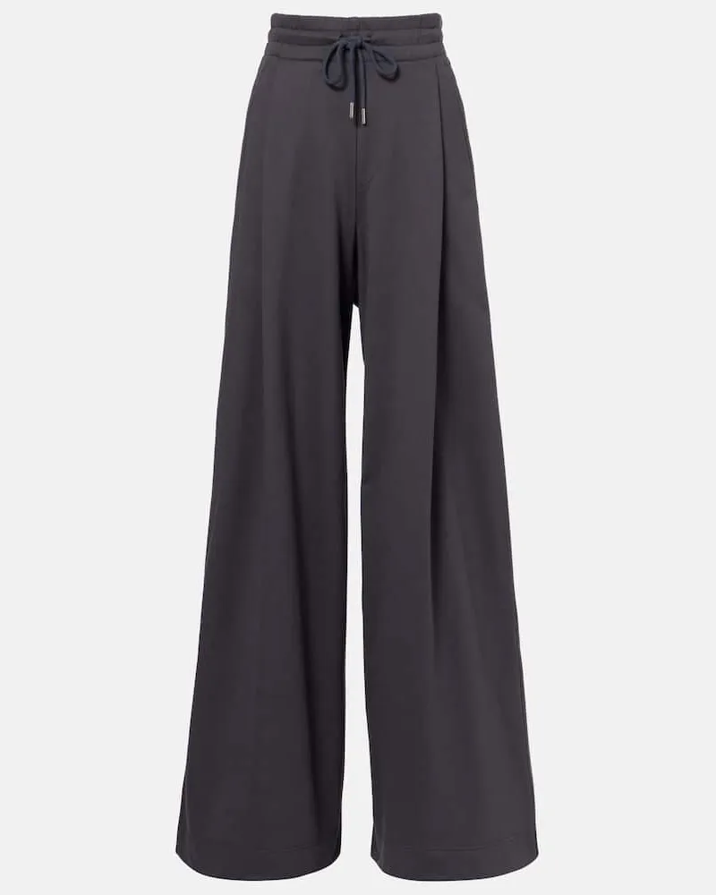 Dries van Noten Jogginghose aus Baumwoll-Jersey Grau