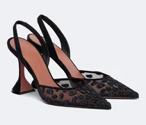 Verzierte Slingback-Pumps Holli aus Mesh