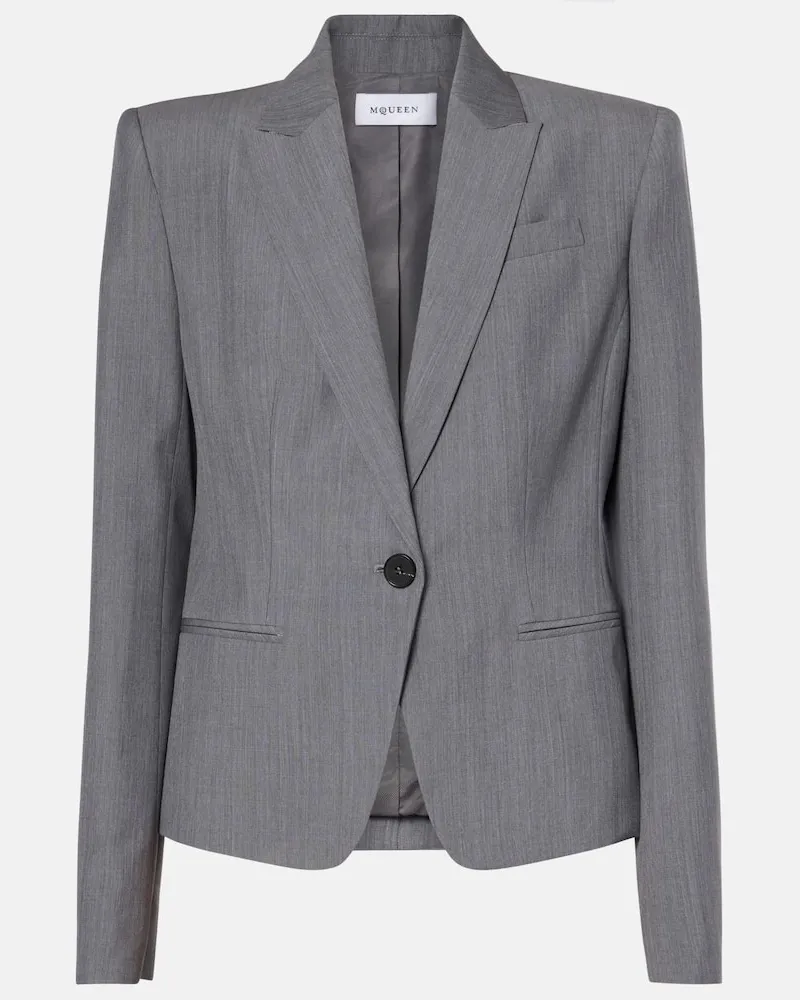 Alexander McQueen Blazer Grau