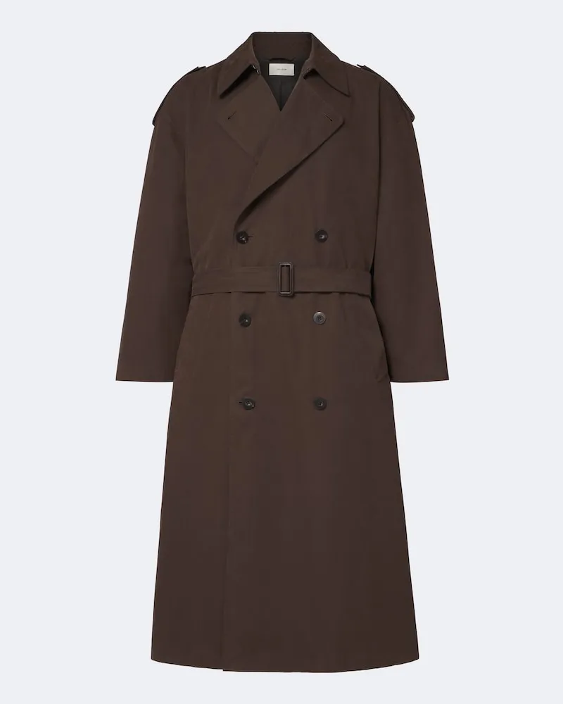 The Row Trenchcoat Mischa aus Baumwolle Braun