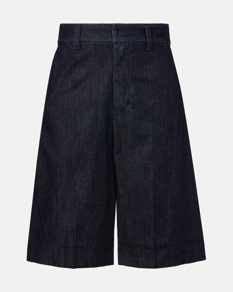 Max Mara Bermuda-Shorts Frank aus Denim Blau