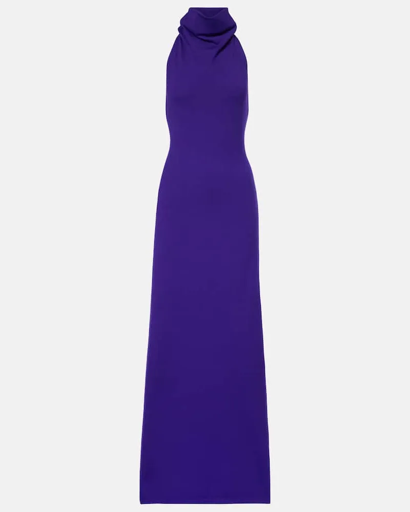 Tom Ford Robe aus einem Kaschmirgemisch Violett