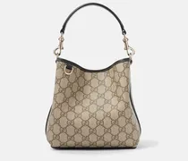 Tote Bag GG Emblem Mini aus Canvas