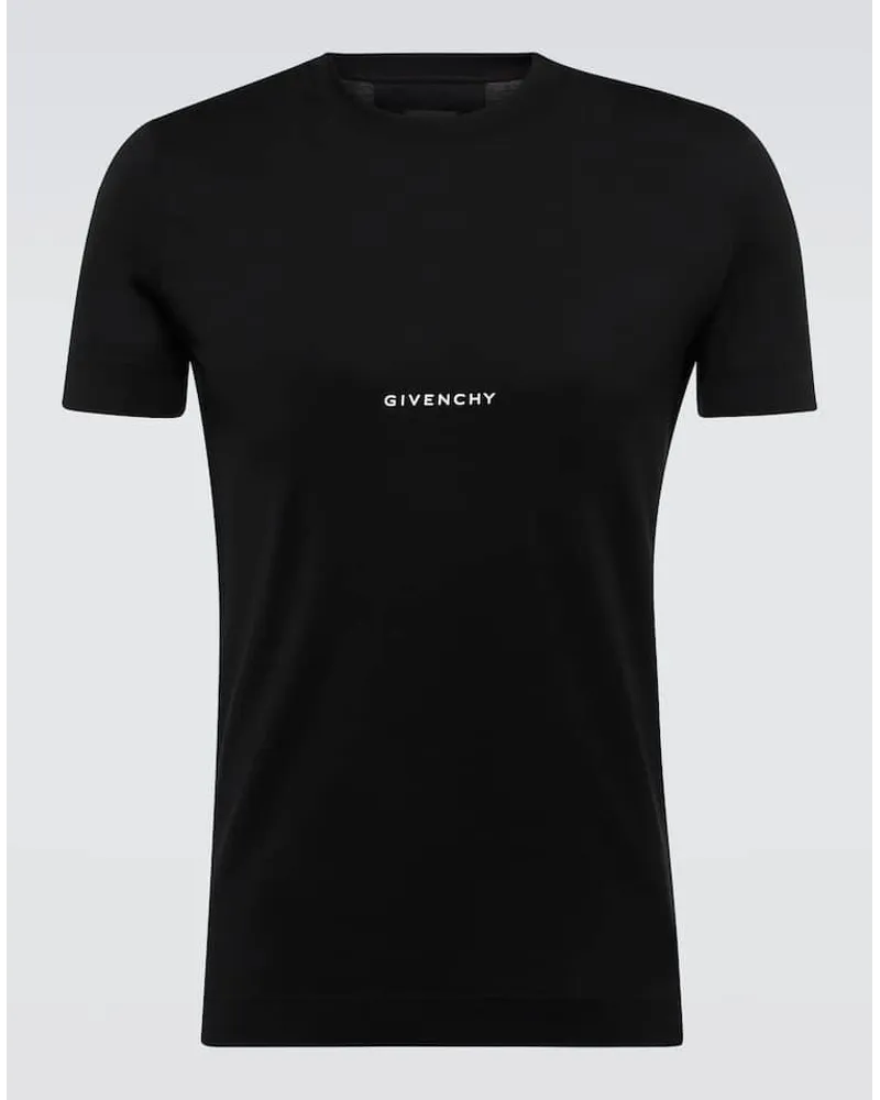 Givenchy Bedrucktes T-Shirt Schwarz