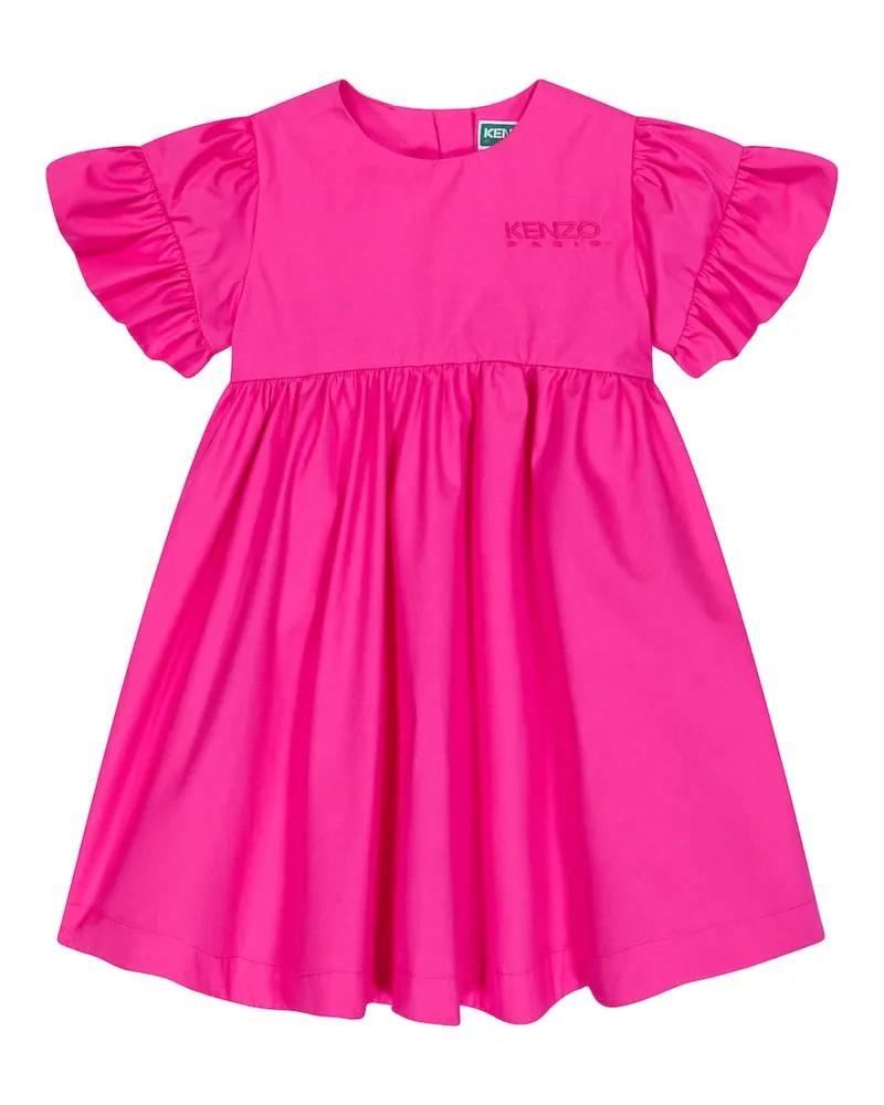 Kenzo Kleid aus Baumwolle Rosa