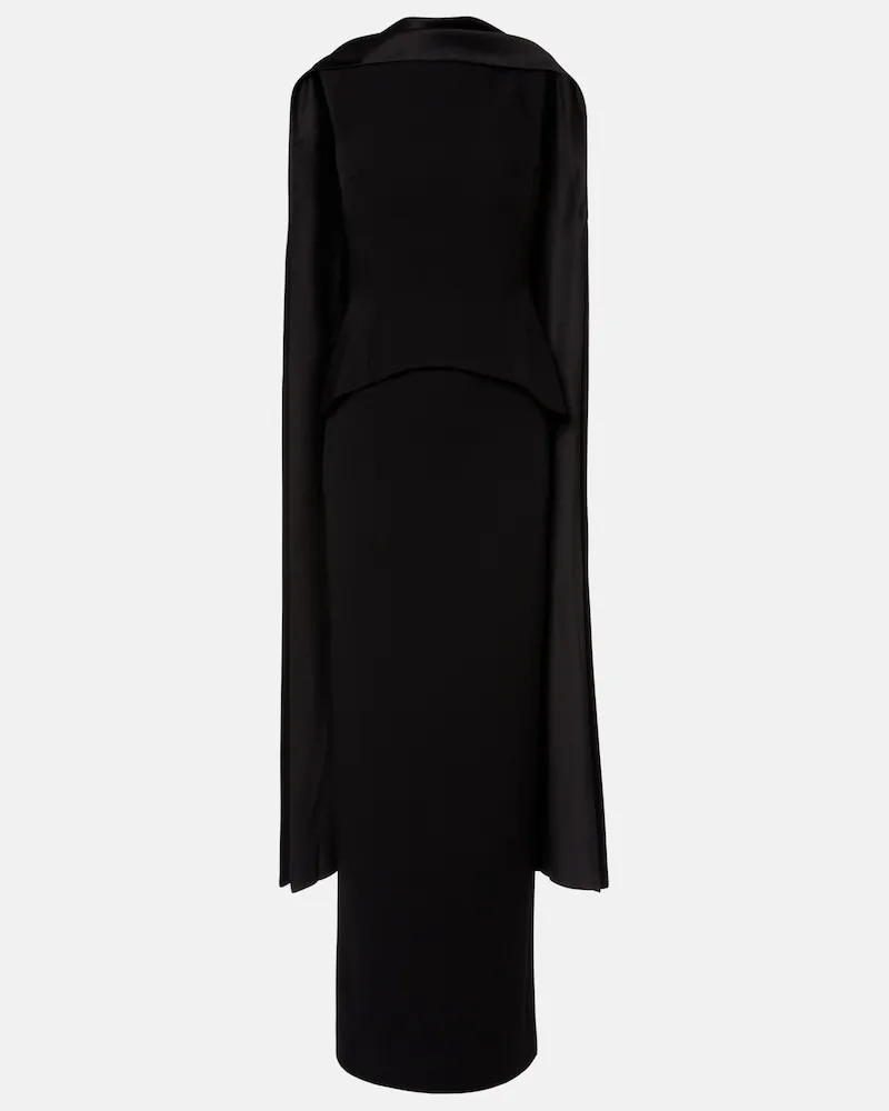 Solace London Robe Annie Schwarz
