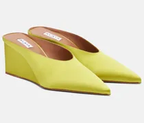 Alaïa Wedges Cube aus Satin