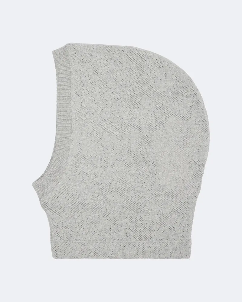 Brunello Cucinelli Balaclava aus Strick Grau