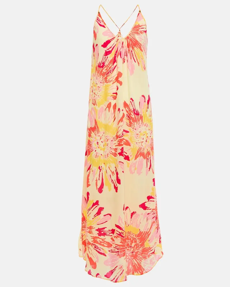 Poupette St Barth Midikleid Felicia Multicolor