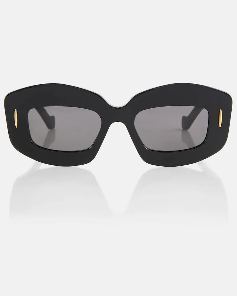 Loewe Eckige Sonnenbrille Screen Schwarz