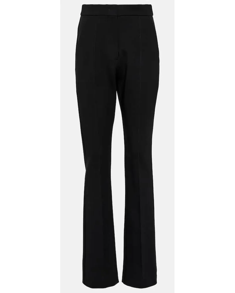 Max Mara Mid-Rise-Hose Lari Schwarz