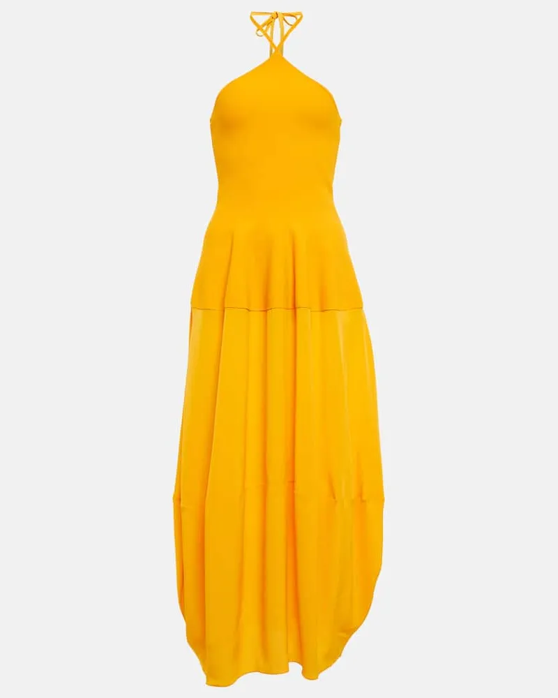 Stella McCartney Midikleid Gelb
