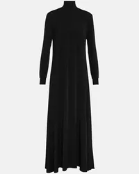 KHAITE Maxikleid Richie aus Jersey Schwarz