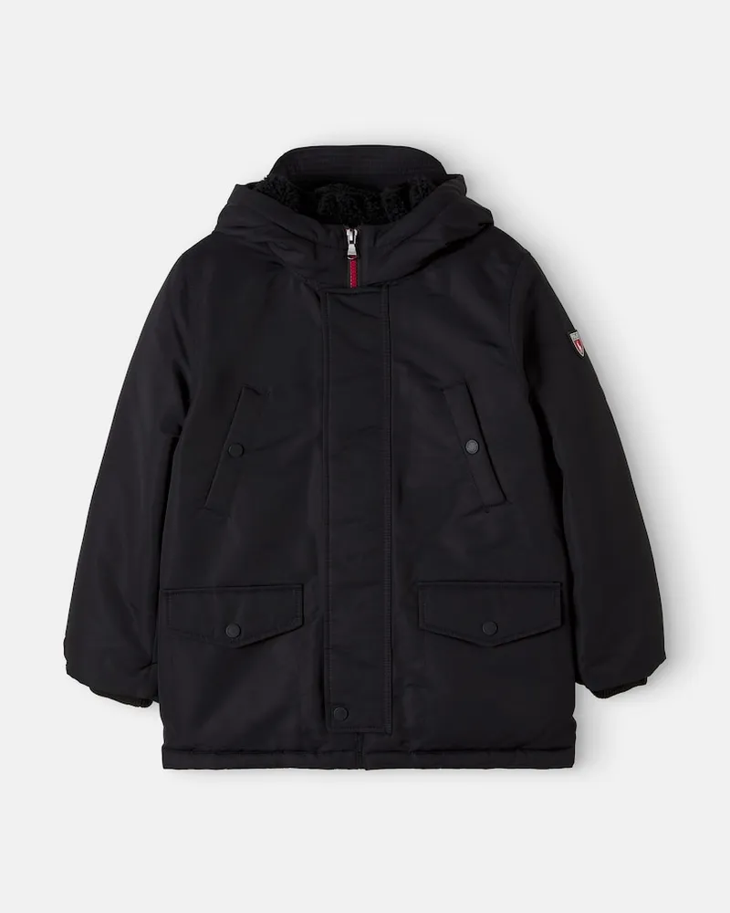 Ralph Lauren Wattierte Jacke Schwarz