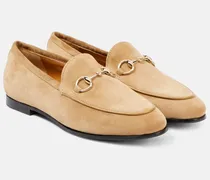 Loafers Gucci Jordaan aus Veloursleder