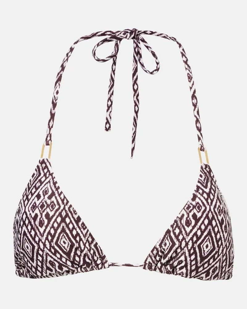 Melissa Odabash Bikini-Oberteil Cancun Braun