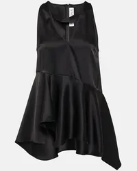 J.W.Anderson Top aus Satin Schwarz