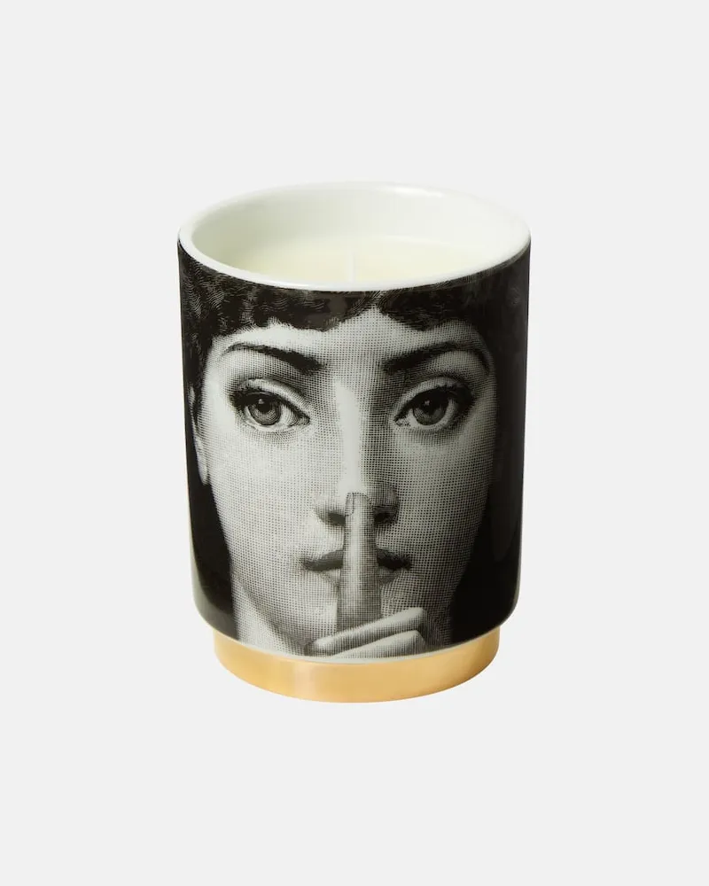 Fornasetti Duftkerze Silenzio Immaginazione Schwarz