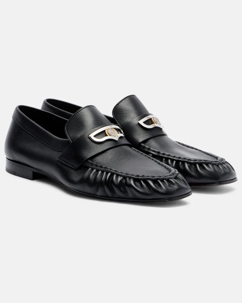Christian Louboutin Loafers Mocallista aus Leder Schwarz