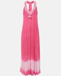 Poupette St Barth Maxikleid Nava Pink