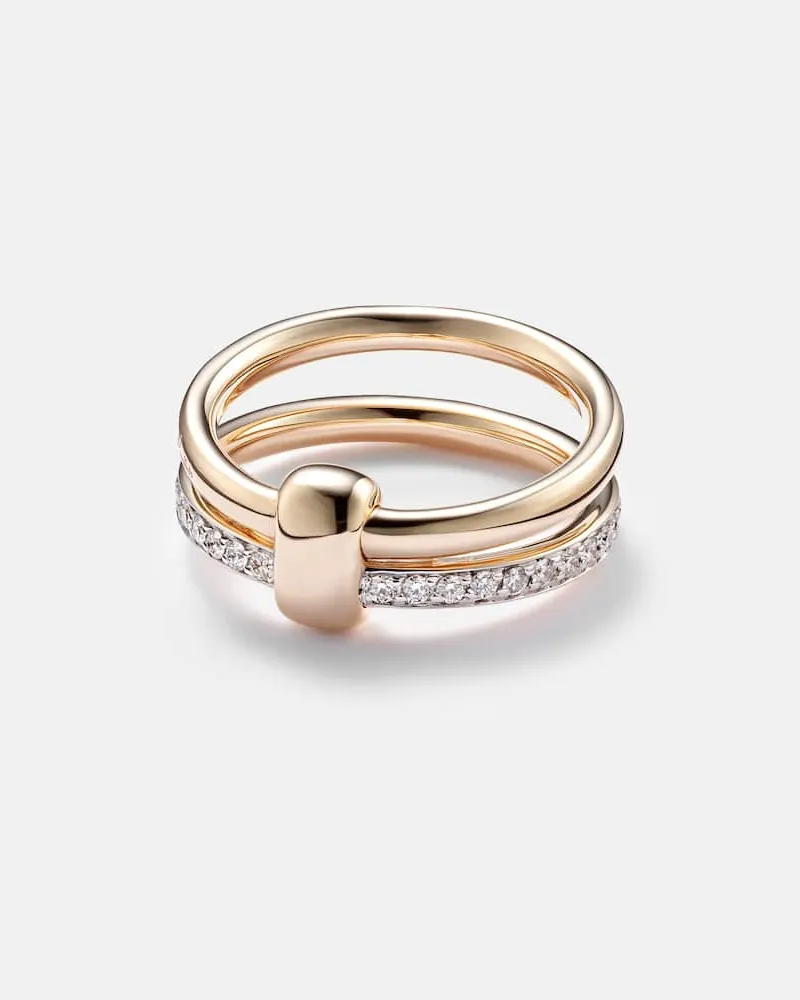 Pomellato Ring Pomellato Together aus 18kt Roségold mit Diamanten Rosa