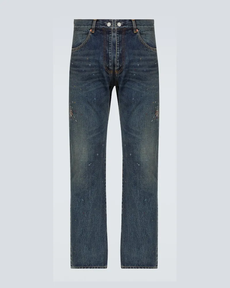 Undercover Straight Jeans Painter Blau