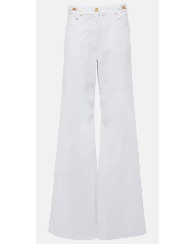 Versace Wide-Leg Jeans Medusa '95 Weiss