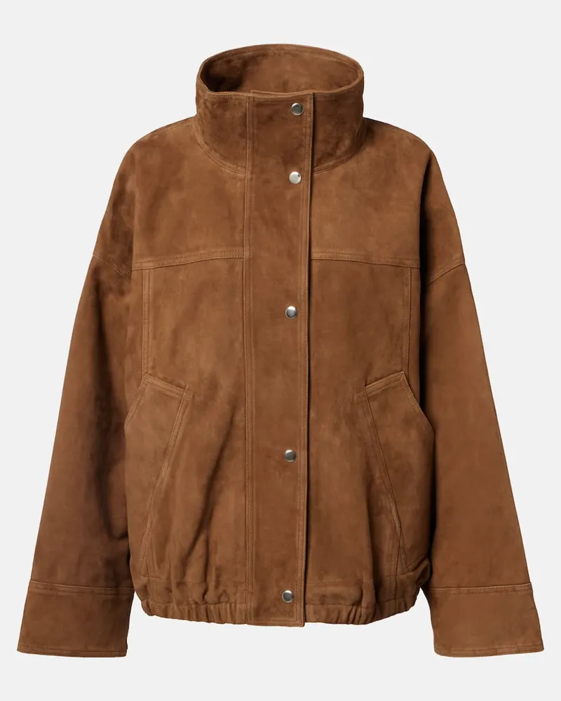Róhe Róhe Bomberjacke aus Veloursleder Braun