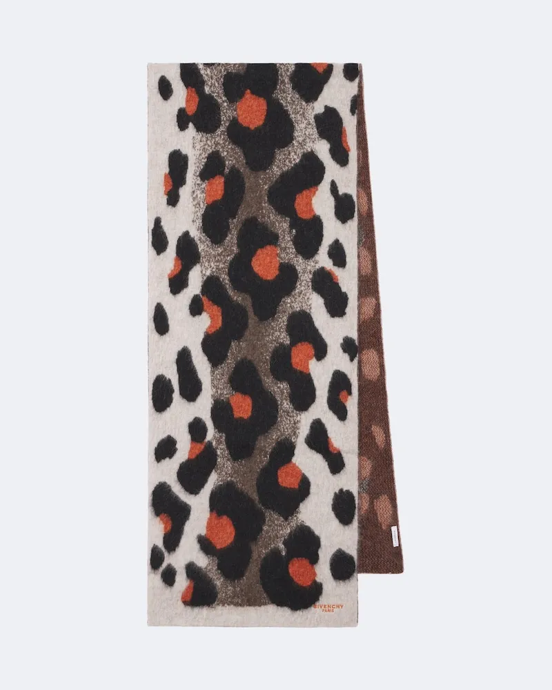 Givenchy Jacquard-Schal aus einem Alpakawollgemisch Multicolor