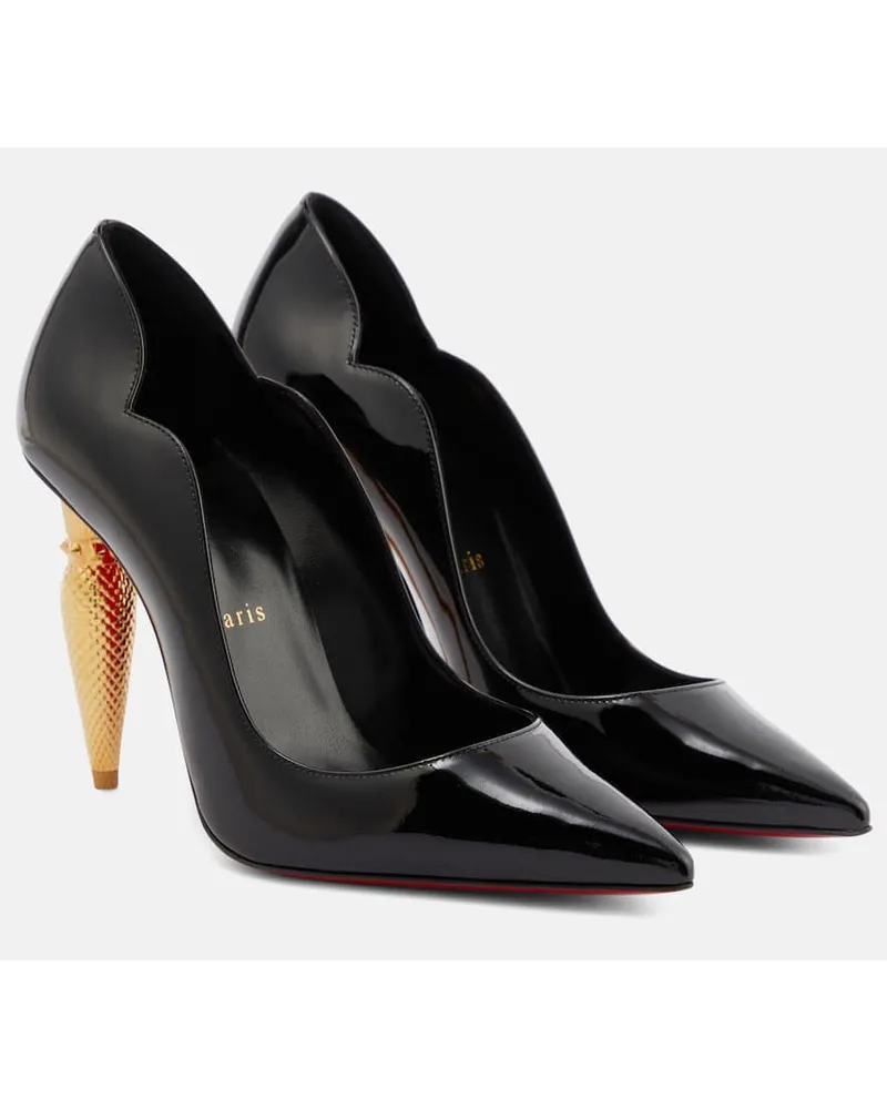 Christian Louboutin Pumps Lipchick aus Lackleder Schwarz