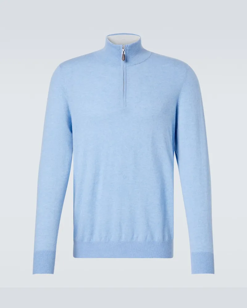 arch4 Pullover Mr Fenchurch aus Kaschmir Blau